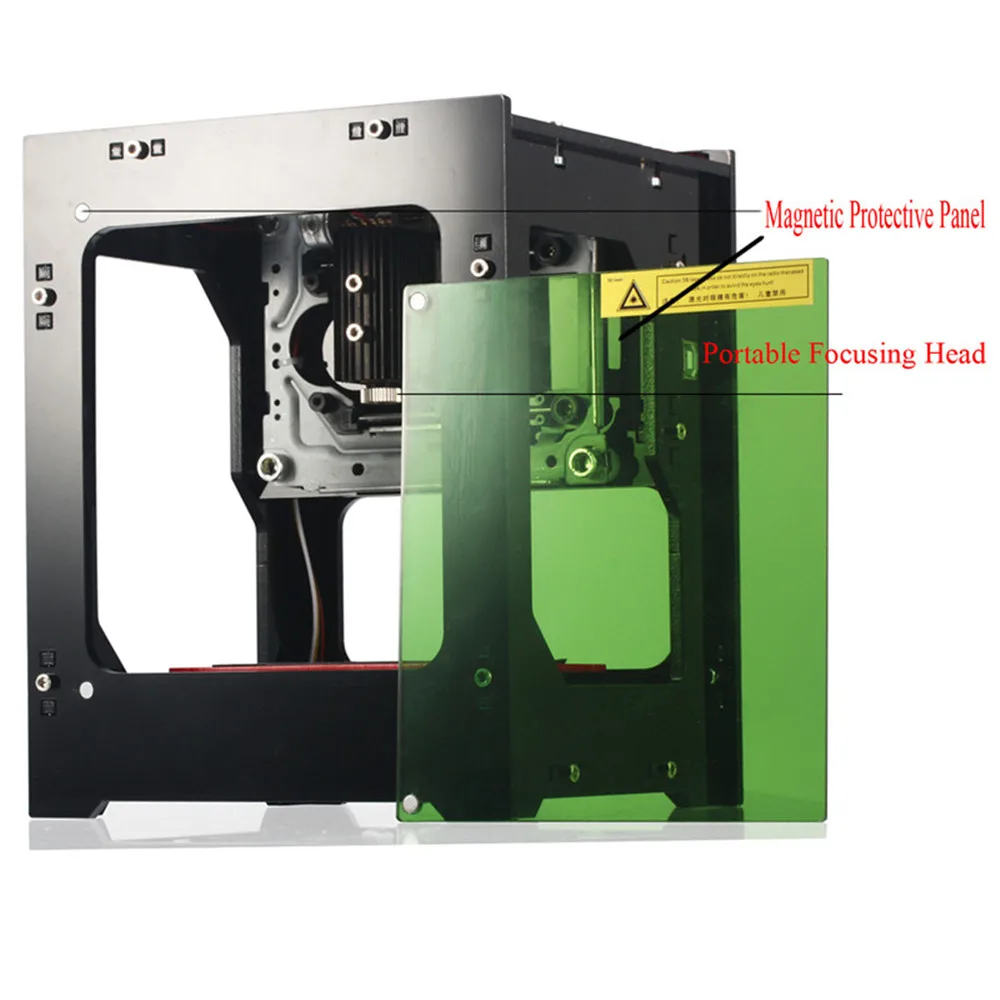 

1000mW CNC Laser EngraverMicro desktop DIY Logo Mark Printer Laser Engraving Carving Machine for Home Use Handicraft Wood Tools