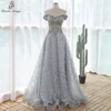 Elegant sequin lace gray flowers Evening dress 2022 prom dresses evening gowns vestidos de fiesta robe de soirée de mariage ► Photo 1/6