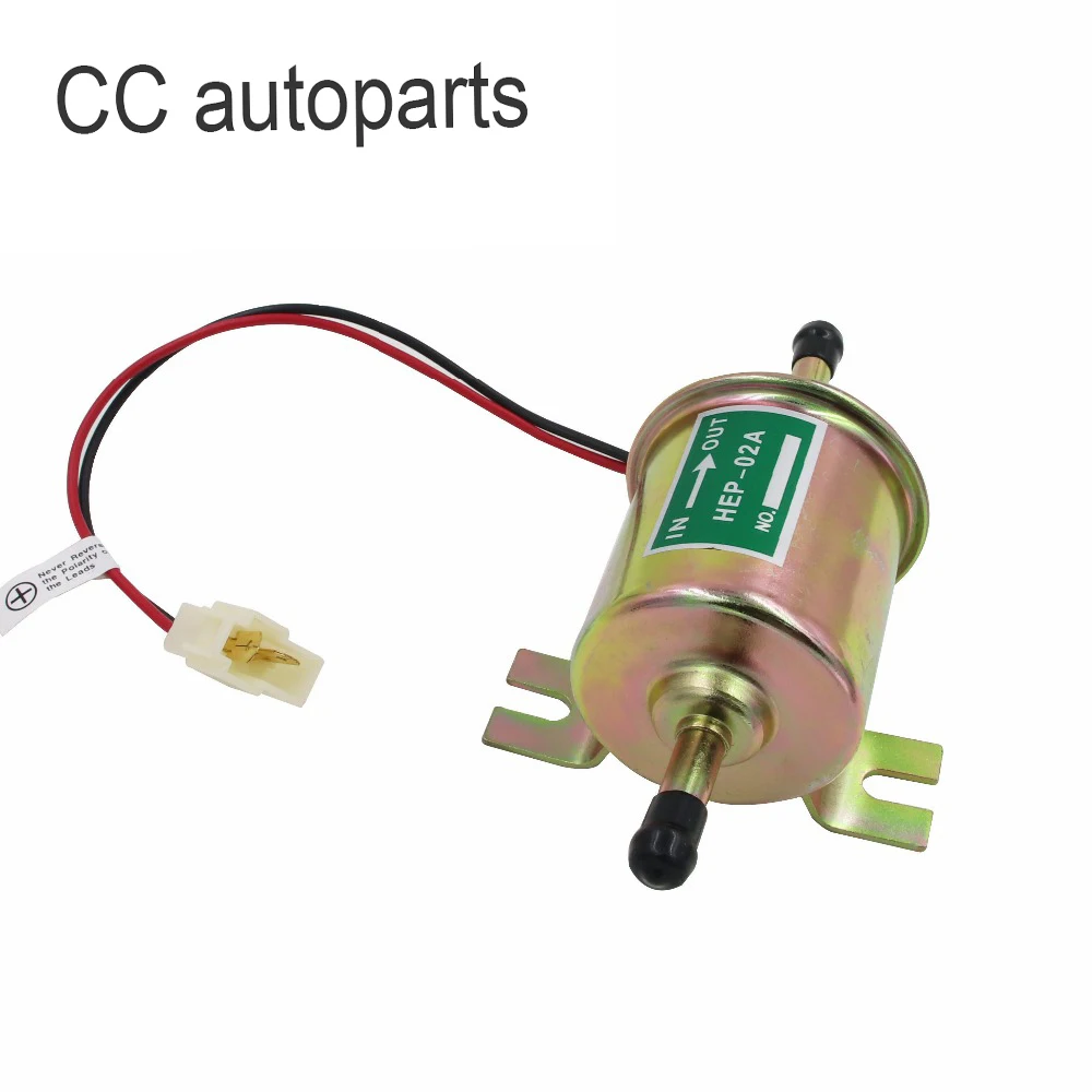 

12V HEP-02A Electric Fuel Pump For Car Carburetor Motorcycle ATV Universal Diesel Petrol Gasoline Low Pressure Universal