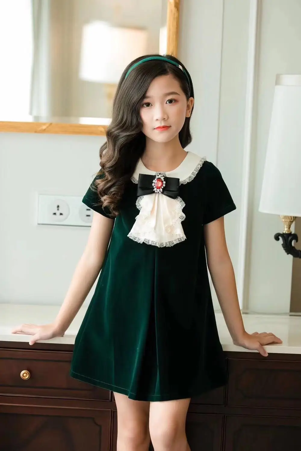 Autumn Winter Girls Dresses Age 3 4 6 8 10 12 Years Old Good quality Kids Dresses - Цвет: 2