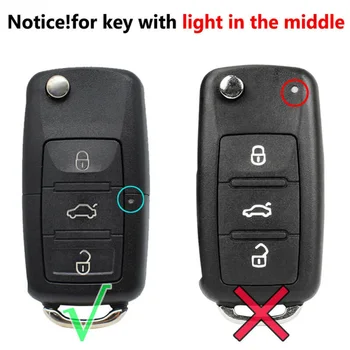 

3Buttons Car Remote Key Shell Case Uncut Blade For Golf Sharan Eos Tiguan Bora Brand New And High Quality