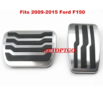 

NO Drill OE Style Steel Car Gas Fuel Brake Pedal Pads Accessory Kit For Ford F150 2009-2015 Accelerator Pedals 2Pcs Fast Ship