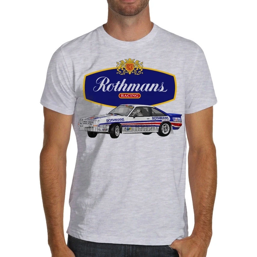 Opel Manta 400 Rothmans Team gr. B WRC Racing мягкая хлопковая Футболка белая или серая |