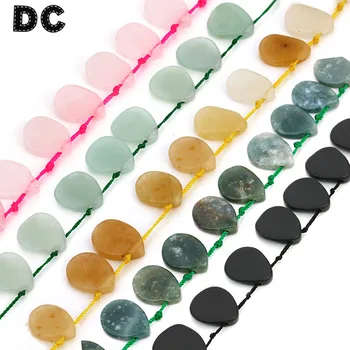 

24pcs Bead Bulk Water Drop Transverse Bore Beads For Necklace Bracelet Making13.5X18mm Beads DIY Jewelry Findings Accessories