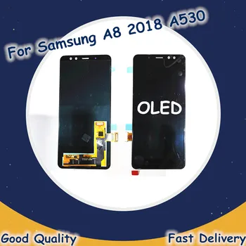 

OLED LCD For Samsung Galaxy A8 2018 A530F LCD Screen Display Touch Screen Digitizer LCD For Samsung A530 LCD Display Replacement
