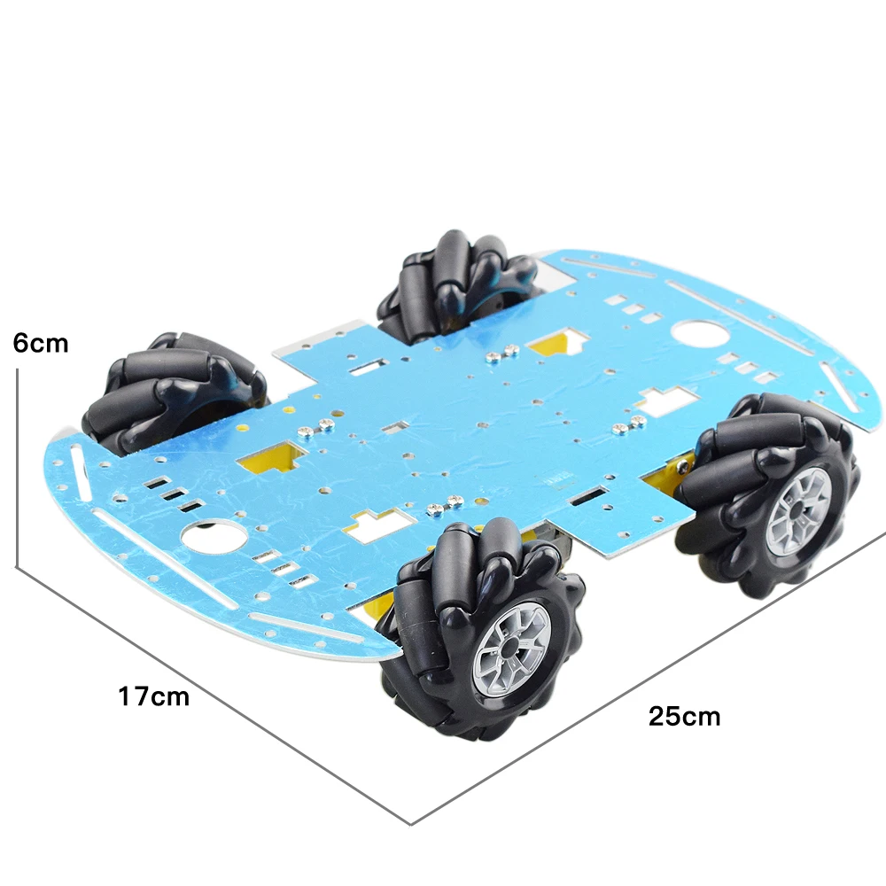 Cheapest Double Plate Mecanum Wheel Robot Car kit for Arduino Raspberry Pi with 4pcs TT Motor DIY Programming STEM Toy Parts Cheapest Double Plate Mecanum Wheel Robot Car kit for Arduino Raspberry Pi with 4pcs TT Motor DIY Programming STEM Toy Parts