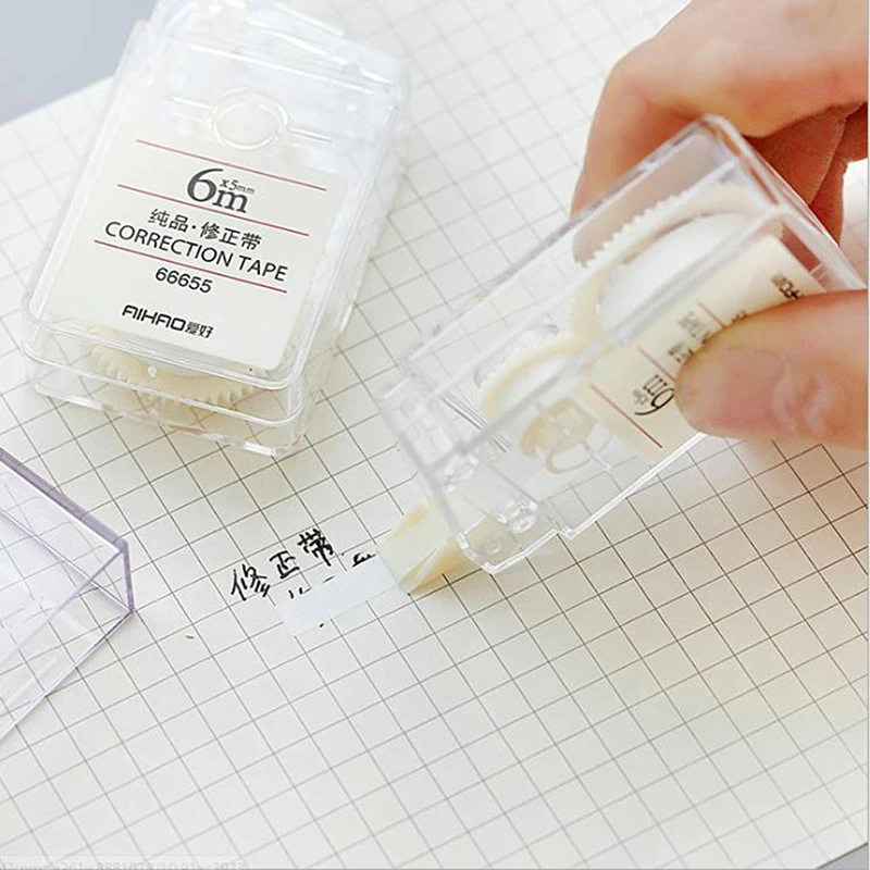 1pc Correction Tape 6m Student Stationery High-capacity Modify School Supplies | Канцтовары для офиса и дома