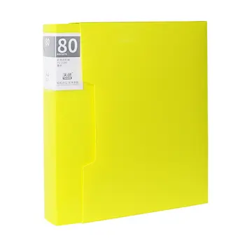 

Colorful Design TIANSE TS-16100/80 PP File Folder Document Folder 100/80 Pages Data Book Folder For A4 Paper Office Supplies