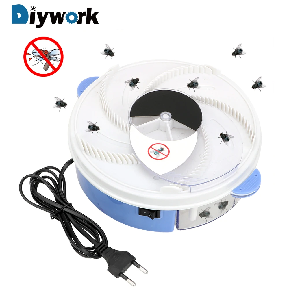 Электрическая ловушка для мухи DIYWORK борьбы с вредителями USB разъем США/ЕС ловушки
