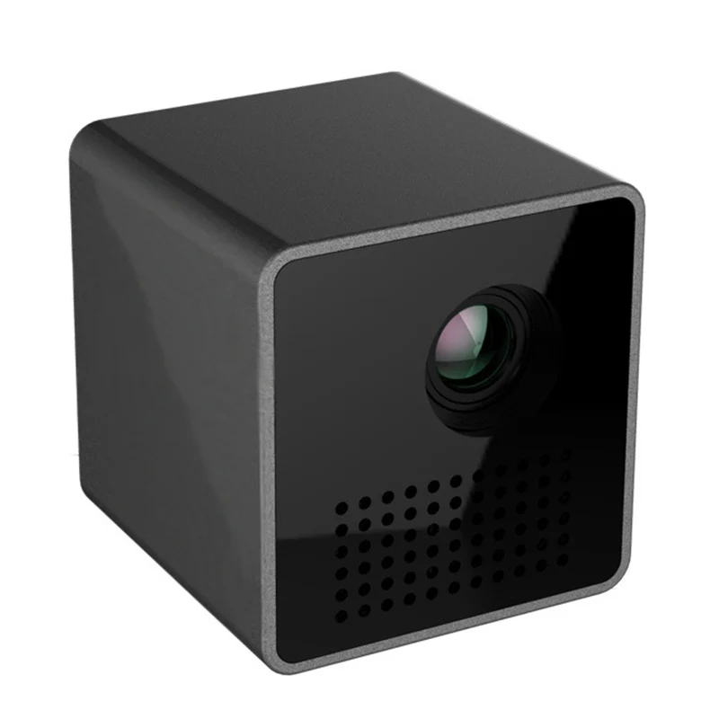 P1S мини куб проектор DLP HD 1080P домашний кинотеатр проекторы беспроводной портативный WiFi для смартфонов YE-Hot