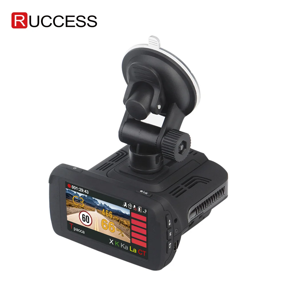 Ruccess GPS Radar Detector for Russia Ambarella A7LA50 3 In 1 Car DVR Camera 1296p Video Recorder FHD 1080p Anti Radar Speedcam Ruccess GPS Radar Detector for Russia Ambarella A7LA50 3 In 1 Car DVR Camera 1296p Video Recorder FHD 1080p Anti Radar Speedcam