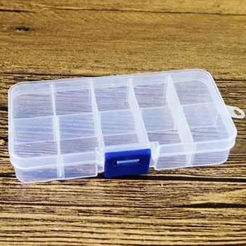 

Eco-Friendly Plastic Square Shaped Household Storage Box Case Home Organizer Earring Jewelry Container