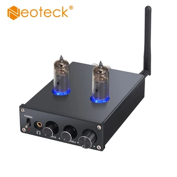 

Noeteck Bluetooth 4.2 Receiver Stereo Audio Amplifier with 6J4 Vacuum tubes Certified aptX Low Latency 2 Channel Hi-Fi Class D