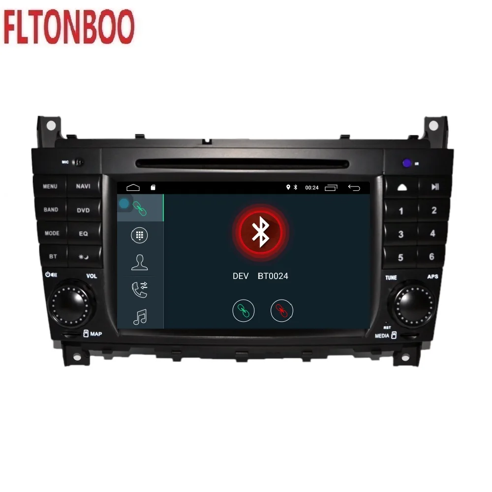 Perfect 7" 2din Android 9.1Car DVD for Mercedes Benz C Class W203 2004-2007 c200 C230 C320 C350 CLK W209 Navi GPS Radio WiFi 3G,canbus 3