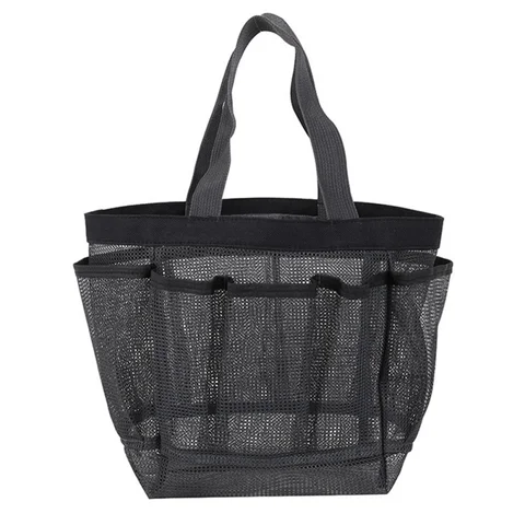 Organizer Storage Bags Cases Protable Mesh Case Kids Beach Toys Clothes Towel Bag Pouch Women Cosmetic Makeup Bags