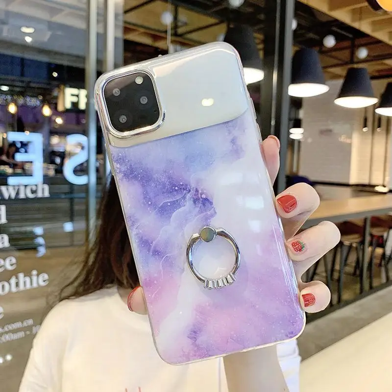 Чехол для макияжа mi rror для Xiaomi mi CC9 Pro задняя крышка mi Note 10 Pro Capa Note10 Funda с держателем кольца 6,4" чехол для телефона