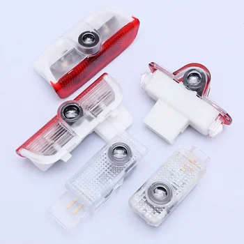 

Pair for SKODA Car LED Welcome Light Decoration Shadow Door Logo Projector Light for SKODA Superb Octavia Fabia Roomster