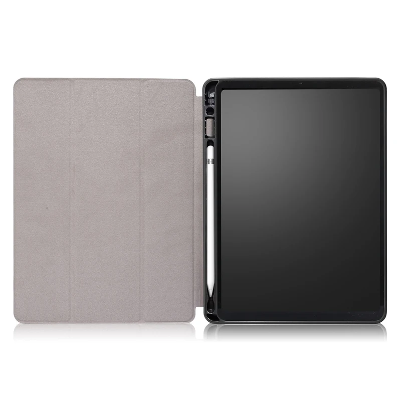 Для Apple iPad 7th Gen 10,2 с держателем карандаша бизнес из искусственной кожи флип умный чехол для сна для iPad A2200 A2198 A2232