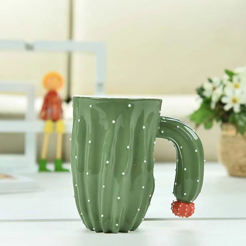 Новые 3D кружки в стиле кактуса емкость для воды чашки кружка креативного чая