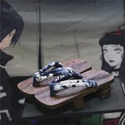 Japanese Samurai Wood Geta Clogs Shoes Man Women Flip Flops Summer Slipper Anime Cosplay Shoes Unisex Sandals