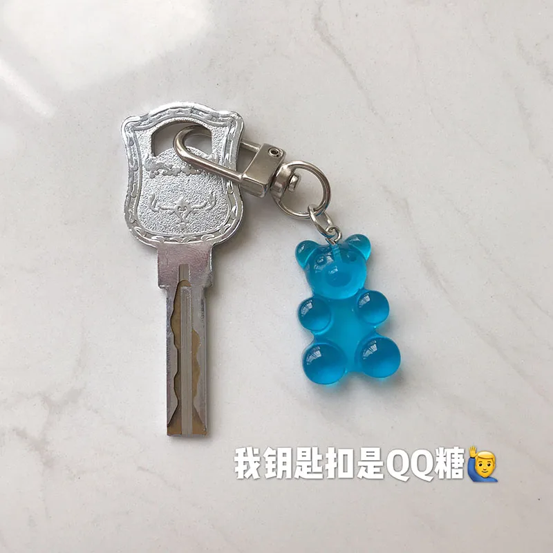 HZ 2019 шикарный корейский брелок для ключей в виде мишки жевательного медведя Airpods