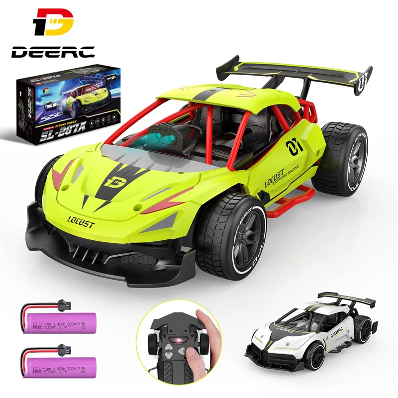 DEERC RC Mini Car 2.4Ghz Remote Control Racing Cars Toys For Kids Gifts Toddlers 