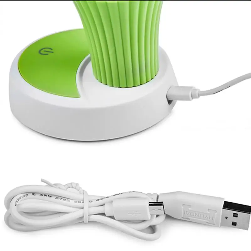 Детский светодиодный настольный ночник для защиты глаз, USB Перезаряжаемый сенсорный контроль, домашнее чтение, учебная книга, свет(зеленый