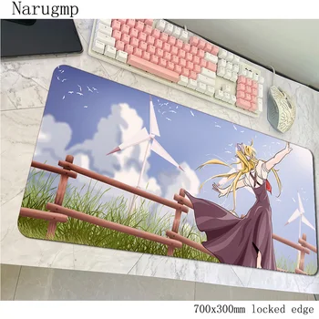 

Air mouse pad gamer xl mousepad 700x300x4mm rubber desk mat cute gaming accessories pc game keyboard mats oversized