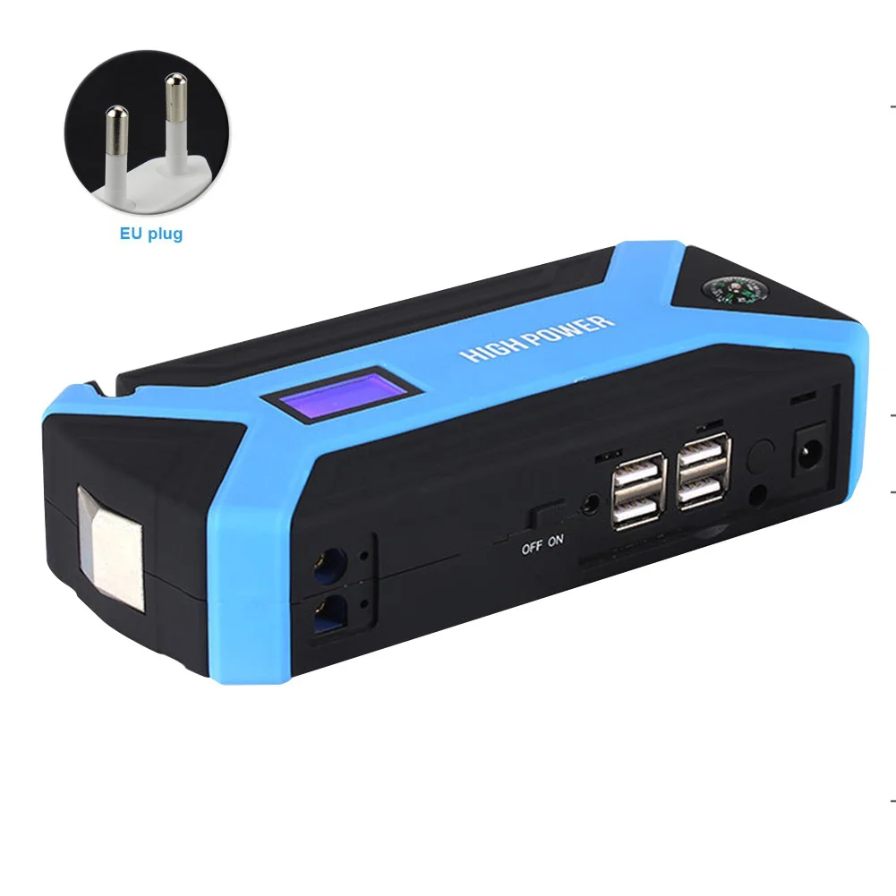 

Multifunctional Jump Starter 12V Portable Car Ignition 4 Port Emergency Power Car Charger