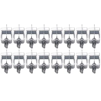

16PCS Butt Welding Clamp Weld Sheet Metal Panel Clamps Steel Plate Welding Overall Clamp Length 2-3/16inch