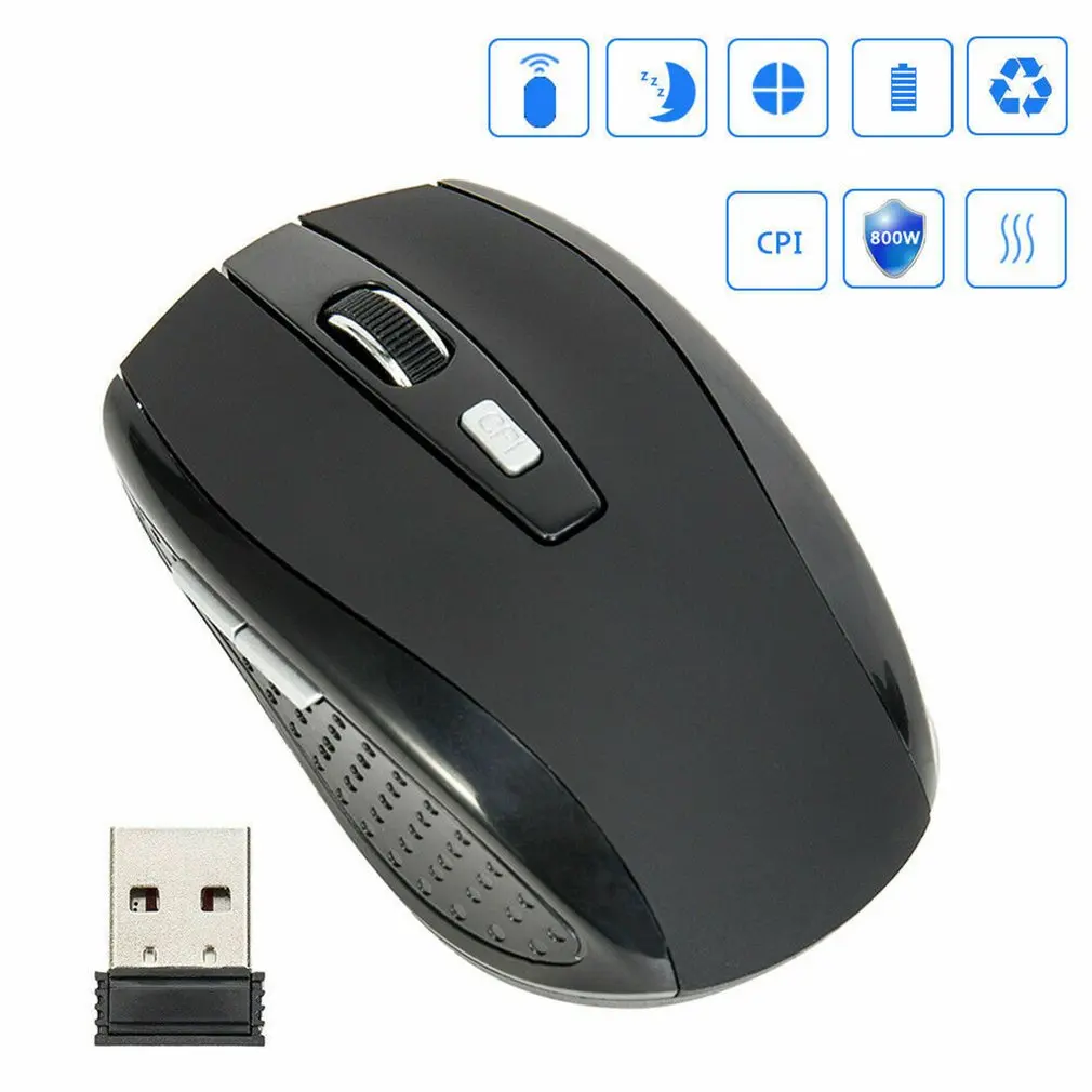 

Wireless Mouse Computer Bluetooth Mouse Adjustable DPI Cordless Mice 2.4Ghz USB Optical Mice For Laptop PC