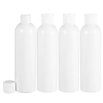 

4pcs Plastic Storage Bottles Flip Lid Containers Cleanser Subpackaging Holder Sanitizing Gel Container 500ml