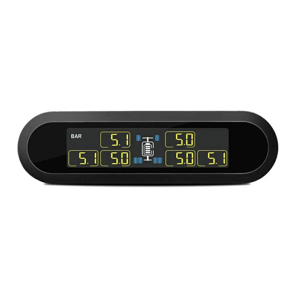 TPMS система контроля давления в шинах Супер lcd универсальная для 6 колес автобуса с 6 датчиками