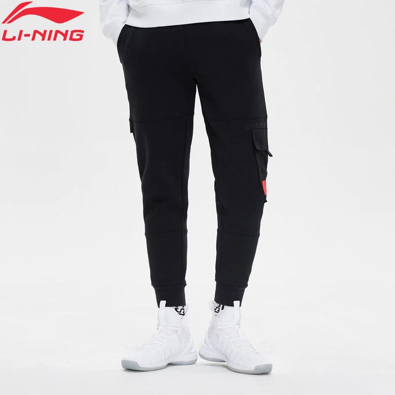 (Клиренс) Li-Ning мужские трендовые спортивные штаны комфортные обычные подходят 66%