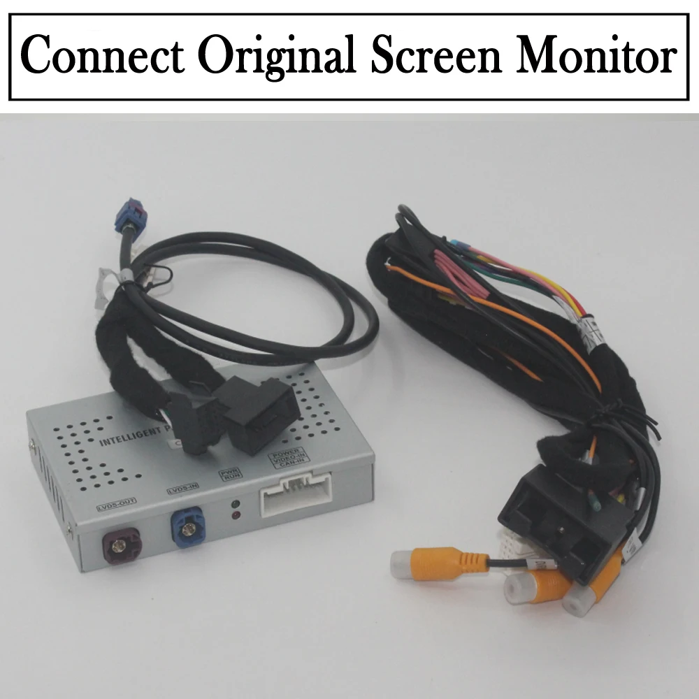 Caméra de recul pour Audi A4 B8 2010 ~ 2018 Interface Adpter Parking caméra de sauvegarde arrière connecter écran d'origine décodeur MMI