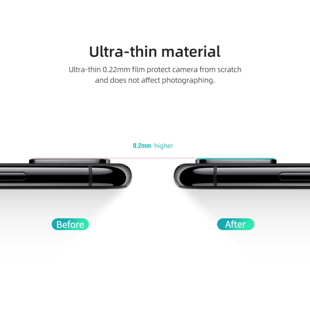 Nillkin для iPhone X XS MAX, закаленное стекло, задняя линза, защитная пленка для объектива камеры, Защита экрана для iPhone X XS Max, HD стеклянная плёнка