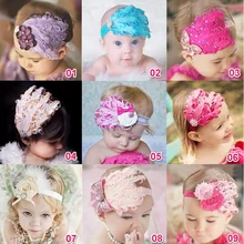 Европейская и американская детская модная повязка для волос с перьями, аксессуары для волос с перьями, аксессуары для волос