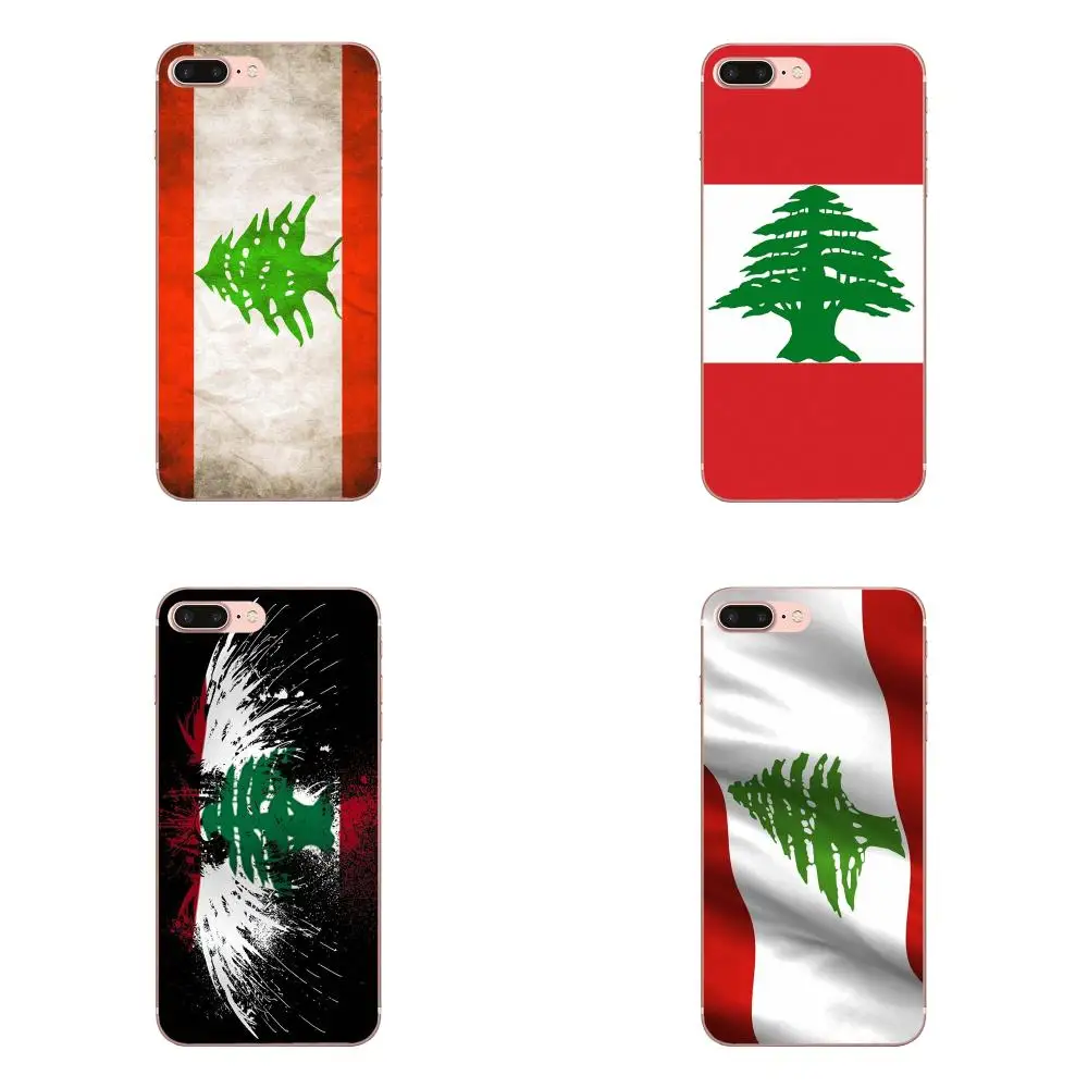 

Custom Lebanon Flag Lebanese Red Back For Samsung Galaxy Note 5 8 9 S3 S4 S5 S6 S7 S8 S9 S10 5G mini Edge Plus Lite