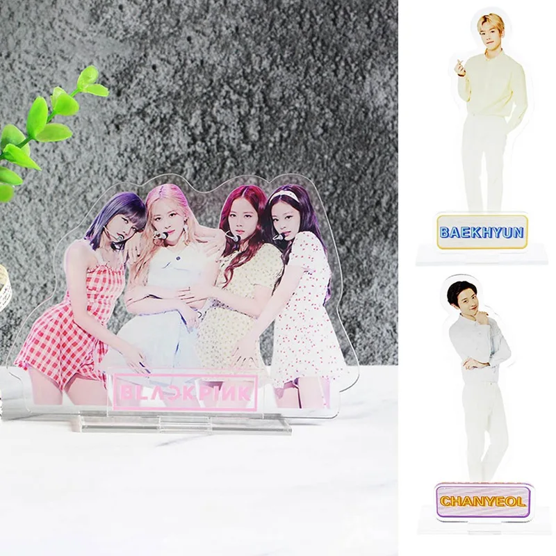 K-pop Star BLACKPINK EXO Chanyeol BAEK HYUN фигурка на акриловой подставке коллекция подарочных канцелярских принадлежностей