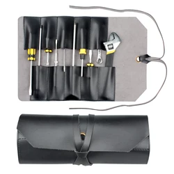 WESSLECO – pochette à outils en PVC, pochette à rouler, multifonction, porte clé, fourre tout de rangement 