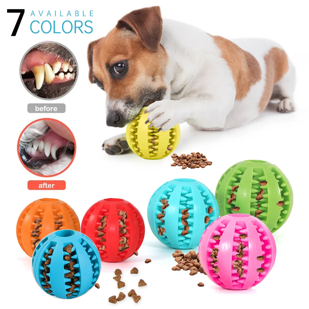 Jouets Pour Petits Chiens, Jeux Interactifs, ?? M?�cher, Balle En Caoutchouc, ??lastique 