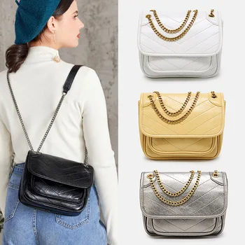 

Hobo Bag 2020 New Style Crossbody Bag Women's Messenger Bag Fashion Rhombus Chain WOMEN'S Bag