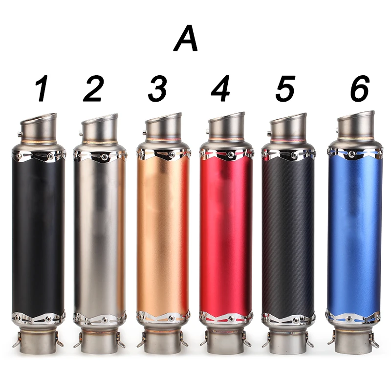 

Universal Motorcycle Street Exhaust Muffler Pipe Modification Sports Horizon For Kawasaki Large Displacement Barrel General