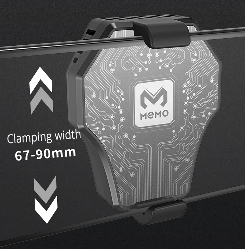 MEMO мобильный телефон радиатор холодный ветер PUBG контроллер геймпад вентилятор охлаждения для 67-90 мм смартфон кулер