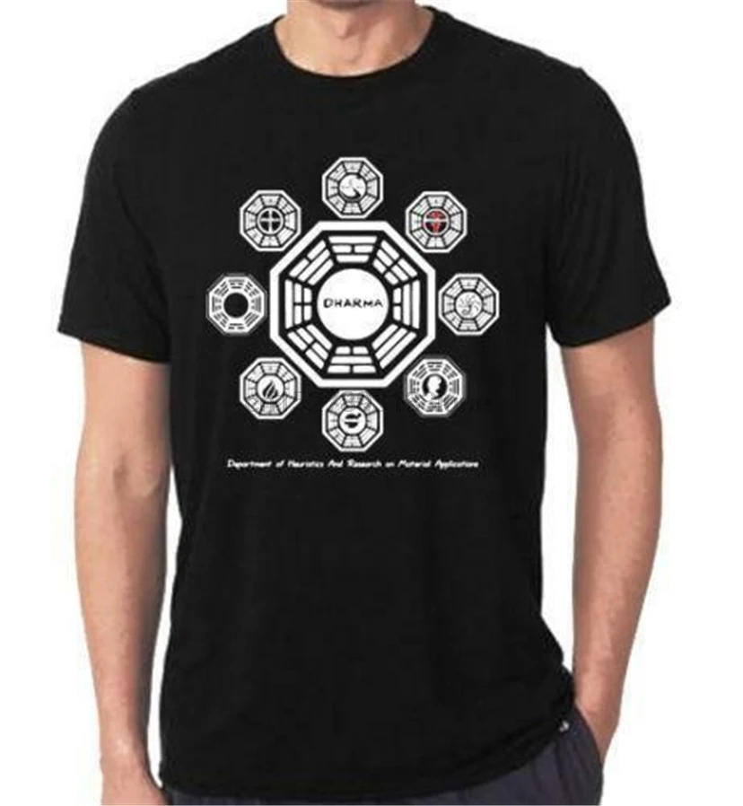 Новинка футболка с логотипом Dharma американский размер размеры s m l Xl 2Xl Xxxl Zm1