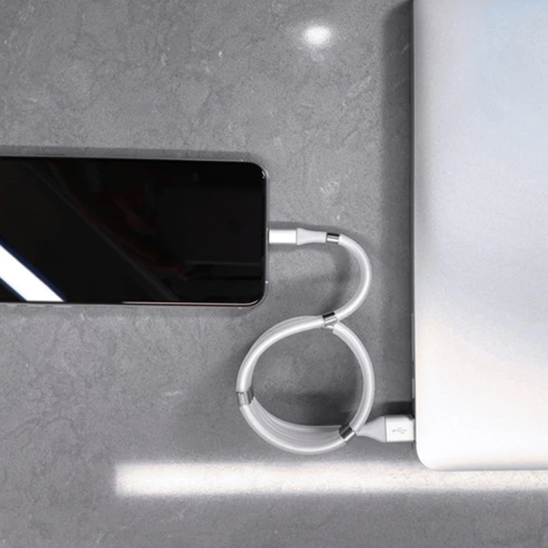 Магнитный кабель для хранения 3A Micro USB Quick charge 3 0 Быстрая зарядка Магнит TypeC