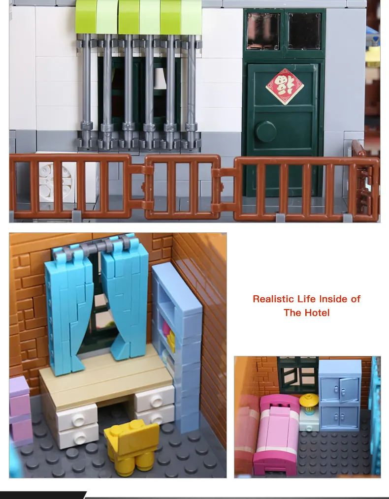 DHL XINGBAO 01013, китайские игрушки MOC, серия городской стройки, городской набор для строительства деревни, строительные блоки, наборы кирпичей, детские игрушечные модели, подарки