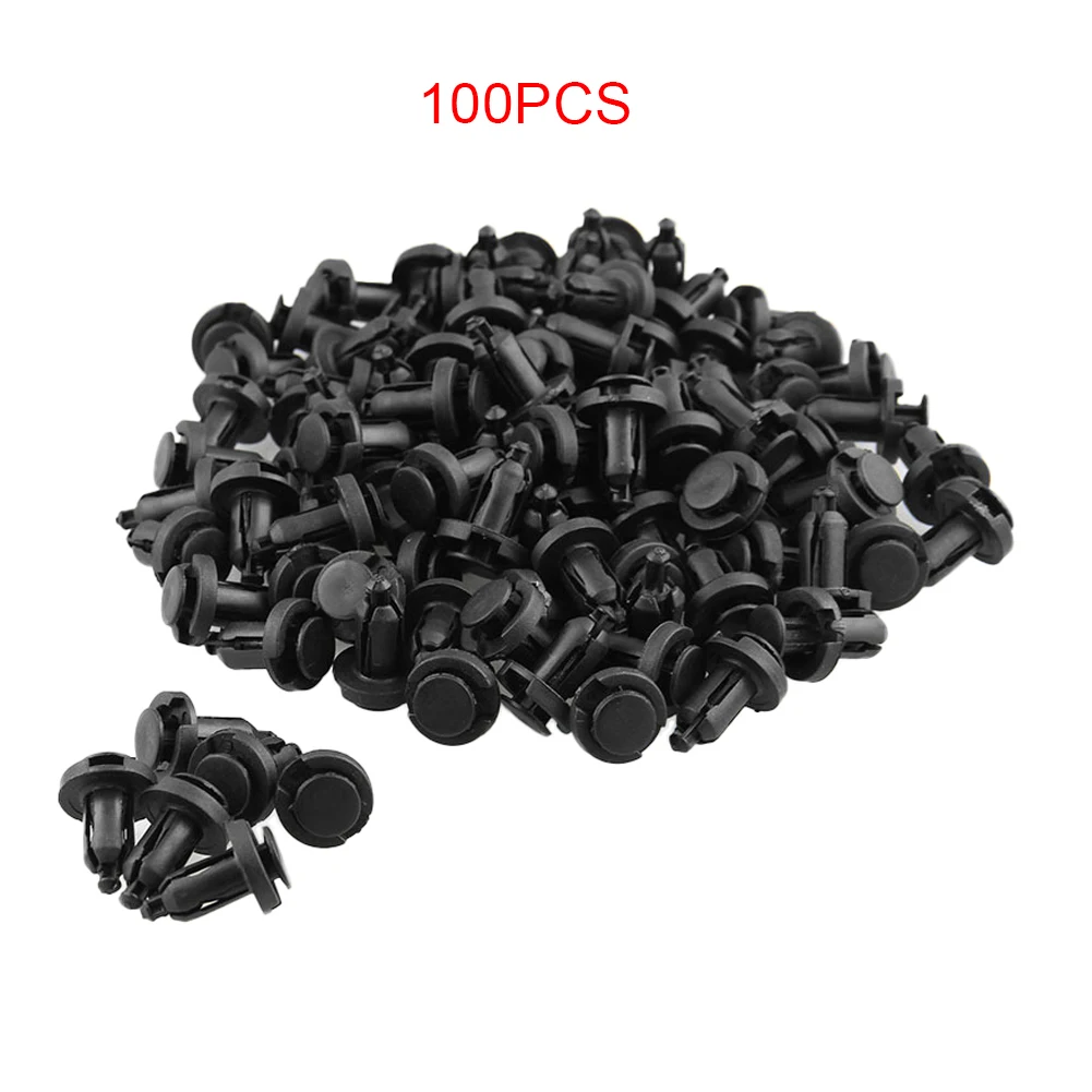 100 Pcs Bumper Hood Fender Splash Guard Retainer Clips Fasteners for Honda Acura