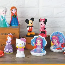 Стерео кукла керамический цветной рисунок DIY Ручная работа цветной рисунок керамическая цветная фигурка модель