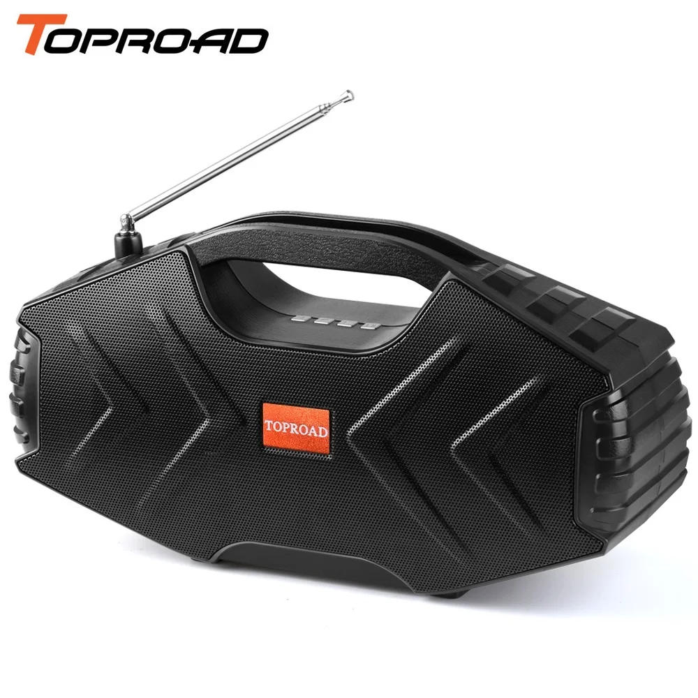 Bluetooth Колонка TOPROAD Беспроводная портативная 10 Вт с поддержкой TF карт и FM